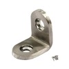 (30 Pieces) 20x20x3mm Angle Connector Corner Brackets (Thickness 3mm) Stainless