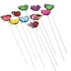 ULTNICE Pack of 10 Butterfly Flower Stakes Garden Decoration