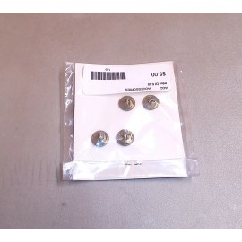 Pair of US Army Private First Class PFC Black Subdued Metal Rank Insignia Pins