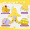 Dog Raincoat,Waterproof Dog Rain Jacket with Hood and Pocket, Puppy