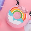 Doughnut Bottle 380ML Cute Leakage Proof Portable BPA Free Silicone
