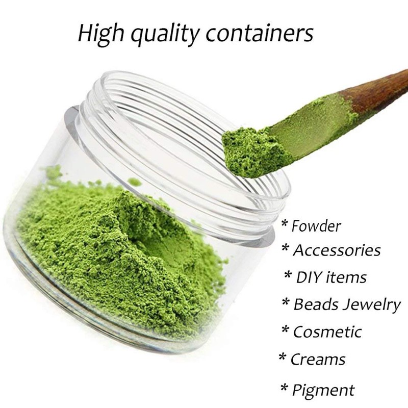 ZEJIA 5 Gram Sample Containers with Lids, Mini Makeup Containers,