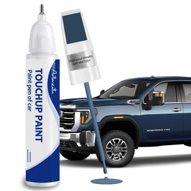 Downpour Metallic(GXP/WA136H) Touch Up Paint for GMC-Exact Match–Chips and Nicks Car Paint Scratch Repair Kit Automotive Paint Pen for Sierra 1500/2500 HD/Acadia/Canyon/Savana/Terrain