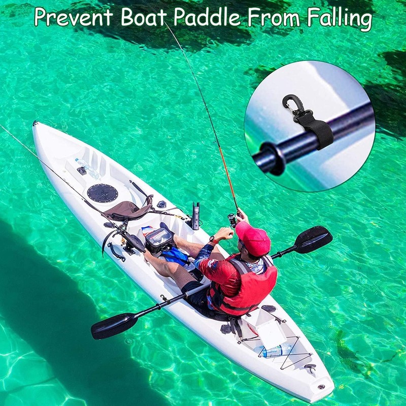 4 PCS Adjustable Kayak Paddle Holder,Paddleboard Clip,Inflatable Boat Canoe Boat