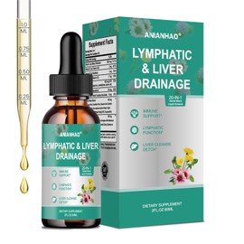 Lymph System Support Supplement, Lymph Cleanse Detox, Liposomal Artichoke Lymphatic Drainage & Liver Repair Supplement with All Vitamins, 60ml