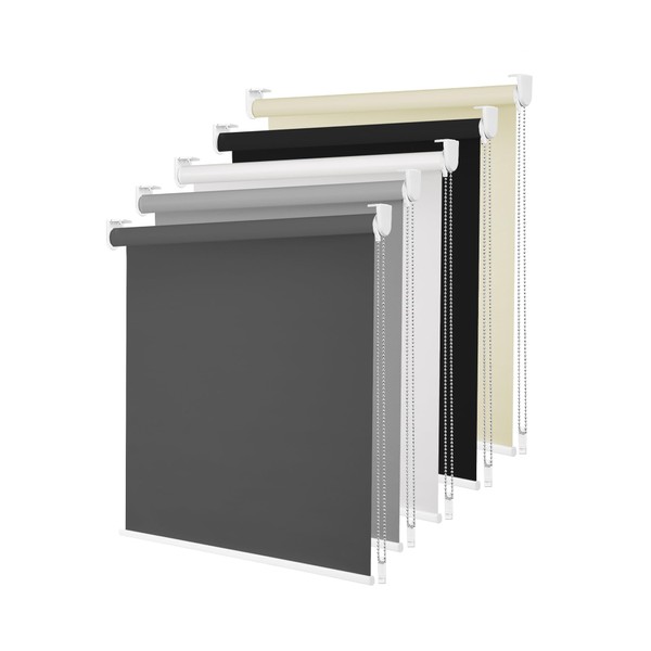 100% Blackout Roller Shades, Blinds for Windows with Thermal Insulated