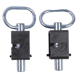 ZTUOAUMA 2X Universal Weld-On 5/8" Spring Latch Assembly B2598H with Plain Tube Compatible with Utility Trailer Gate Barn Door Heavy Duty Electroplating for Buyers Products