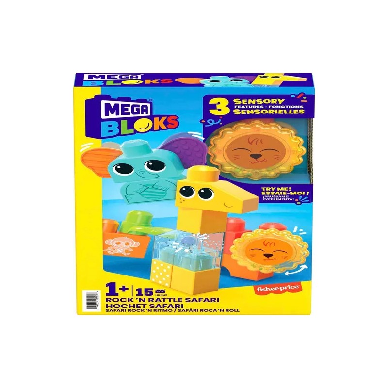 Mega Bloks Juguete De Construcción Safari Rock N Ritmo