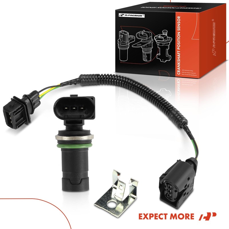 A-Premium Engine Crankshaft Position Sensor Compatible with Land Rover Freelander