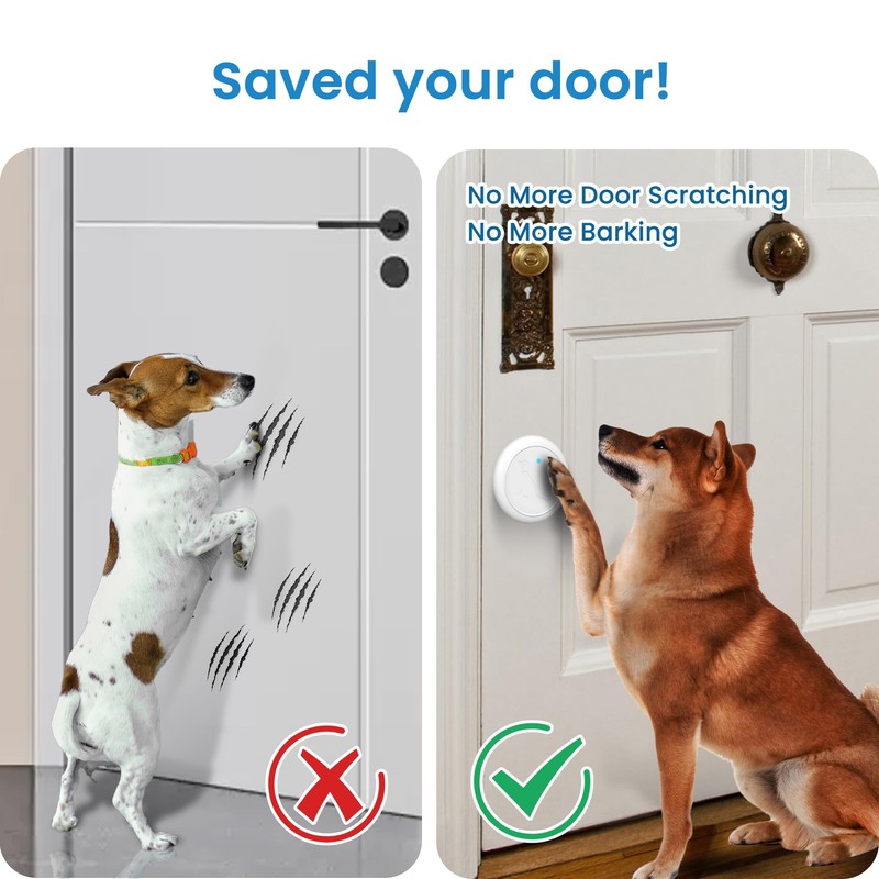 Hathever Dog DoorBell for Potty Training, Wireless Doggie Door Bell