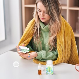 4Pcs Clear PET Plastic Bottling bottle, 80ml Empty Organizer with Caps, Small Travel Bottling bottle, Containers for Liquid Solid Powder (Transparent, 80ml)