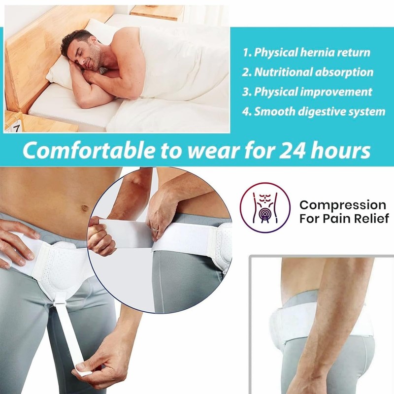 Men's Belt - Effective Supine Prevention & Hernia Support for