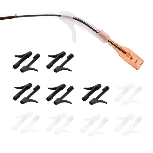 lvvfit Eyeglass Ear Grip Small Anti-Slip Elastic Holder Retainers, Silicone