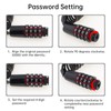 Windance Retractable Stroller Lock, Helmet Luggage Lock Cable, Stainless Steel