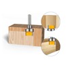 HUHAO Pattern Flush Trim Router Bit,Straight Router Bits 1/4 Shank