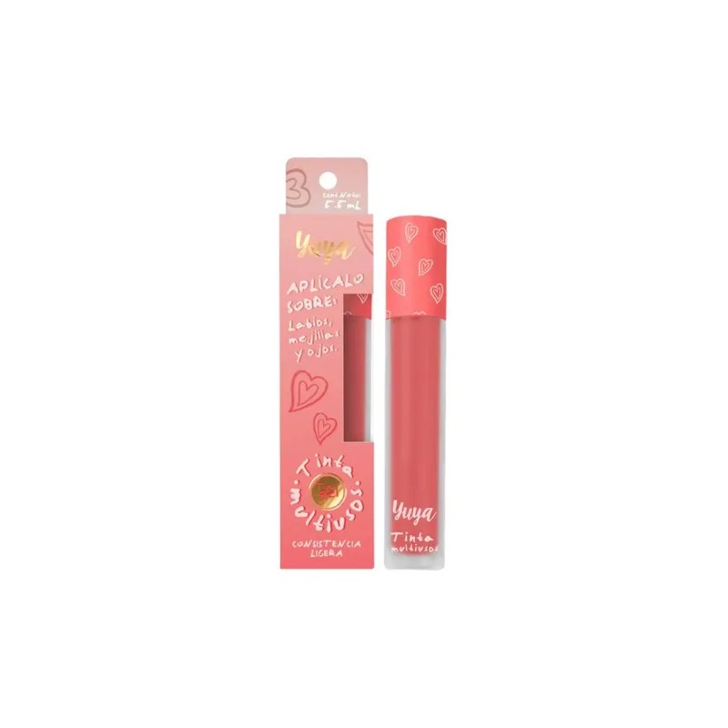 Tinta Multiusos Con Aloe Vera Color Rosa Párvula 5.5 Ml