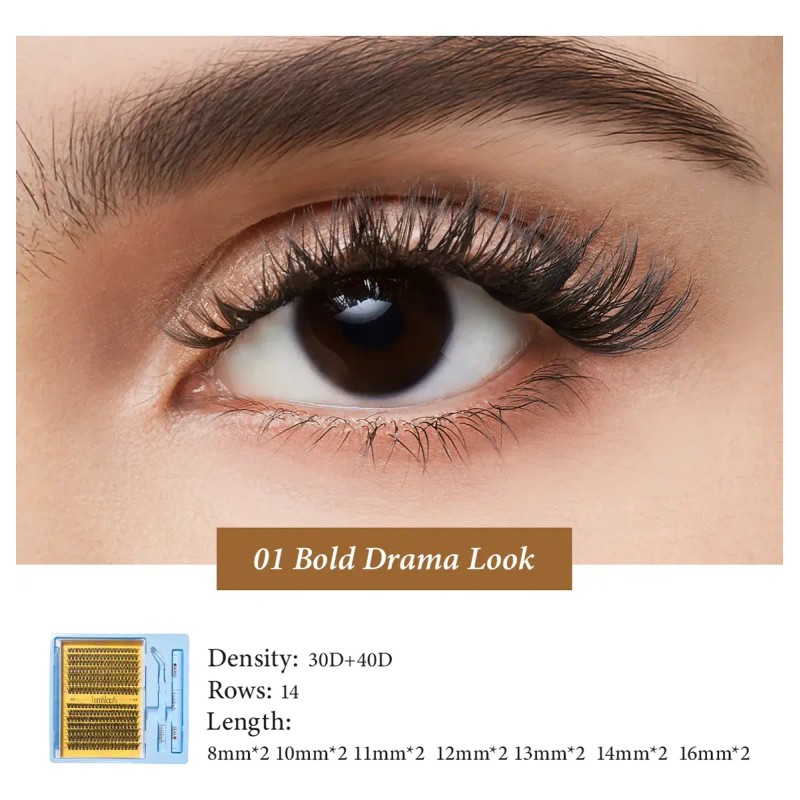 Luminlash Kit De Extensiones De Pestañas 8-16mm