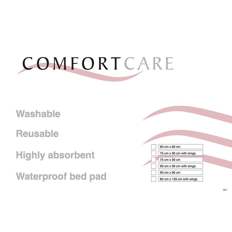 Washable Bed Protector/Pad with Tucks, Blue - Pack of 1