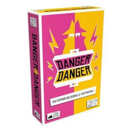 Exploding Kittens, Danger Danger, Party Game, Card Game, 2-8 Players, from 7+ Years, 10 Minutes, German