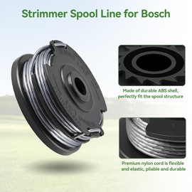 SHUOMAO 6 Pack Strimmer Spool for Bosch ART 24 27, Strimmer Trimmer Wire Grass Cutting Spool Line for Bosch ART 24 27 30 30-36 LI,20Ft Nylon Wire (Replace of F016800351)