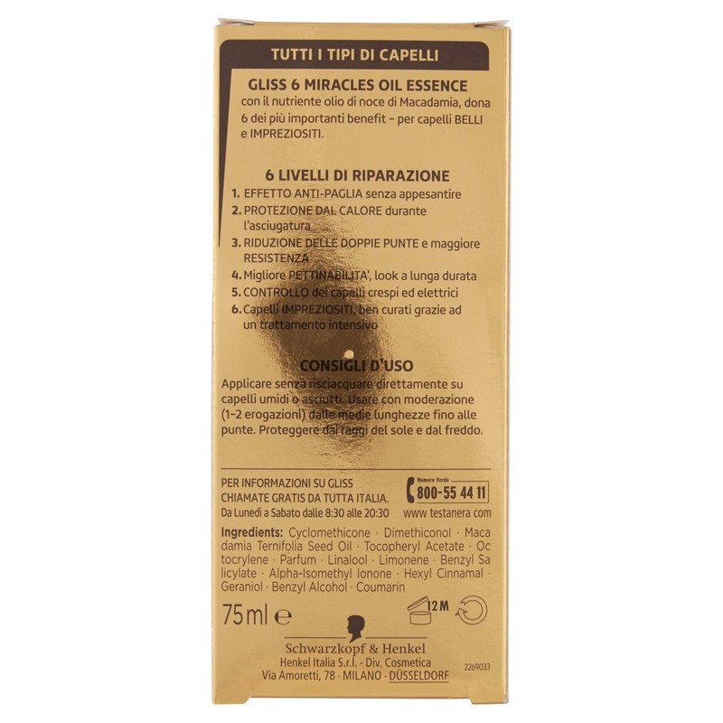 Gliss Supreme Elixir 6 Miracles Oil 75 ml