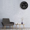 Plumeet Night Light Wall Clock, 14’’ Large Bedroom Wall Clocks