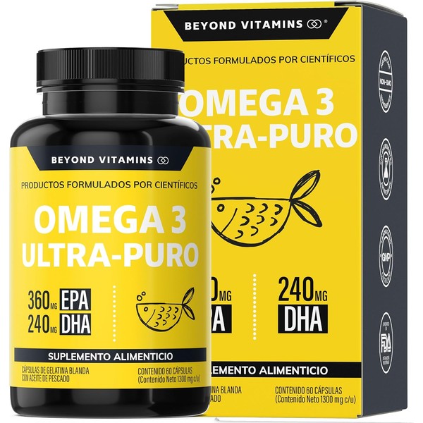 Omega 3 Premium 1000mg | Aceite de Pescado como TG