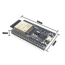 Pack of 2 ESP32DevKitC ESP32D Development Board ESP-WROOM-32D Development Board NodeMCU WLAN WiFi Development Board Compatible for Arduino