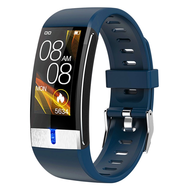 E88 Smart Sports Bracelet Healthy Step Count Multifunction Electrocardio Temperature