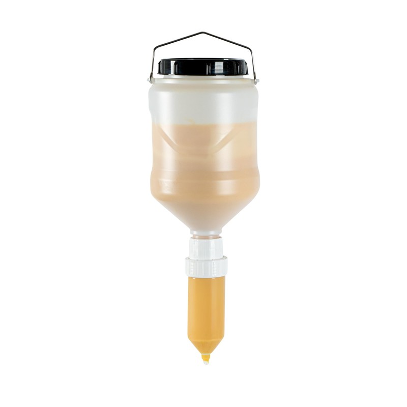 Restaurantware Hanging Condiment Dispenser 3 Liters Large Refillable Sauce Dispenser