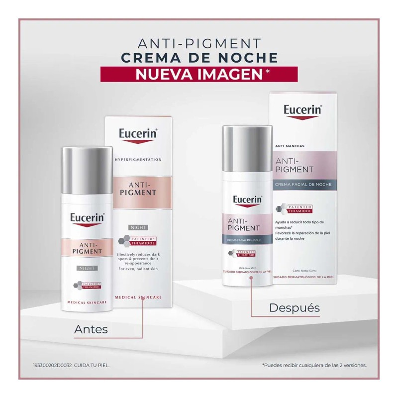 Eucerin Anti Pigment Crema Facial Noche Antimanchas Todo Tipo Piel