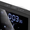 Shanrya Reloj termómetro, Reloj de Ducha, Resistente al Agua, Pantalla
