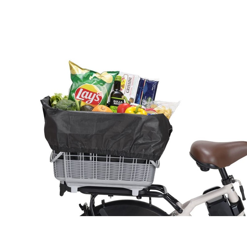 OGK Giken TN-016R Rear Basket Cover with Handle, Black