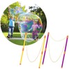 2 Pairs of Bubble Sticks, Giant Soap Bubbles for Children