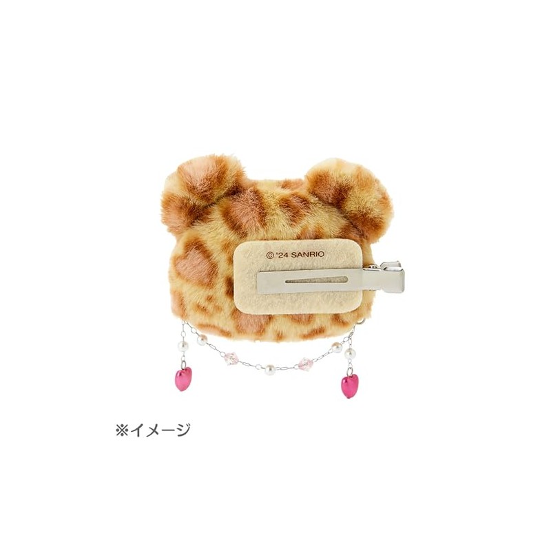 Sanrio G-Bear 981290 Face-Shaped Hair Clip, Cinnamoroll