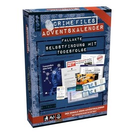 Crime Files - Case Files: Self-discovery with death result. The crime crime advent calendar with crime scenes around the world