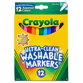 Crayola Ultra-Clean Washable Fine Line Classic Color Markers