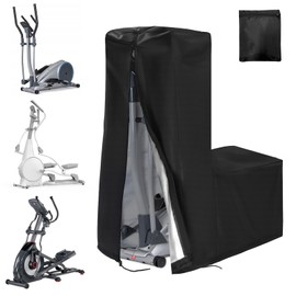 COSHNIBI Elliptical Cover, Waterproof & Dustproof Elliptical Exercise Machine Cover for Indoor and Outdoor,55''L x 25''W x 65''H-Black