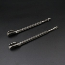 Sagasave Hex Shank High-Quality Spade Chisel, for Masonry Brick Wall Granite General Use (Square Shank, Flat Chisel, 14 mm x 250 mm), 1 Piece