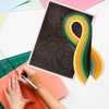 Operitacx Multi-coloured quilling strips set, 1 set, quilling for decorating