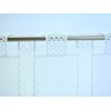 Clever-Kauf-24 Hardanger Bistro Curtain Embroidered White Height 60 cm