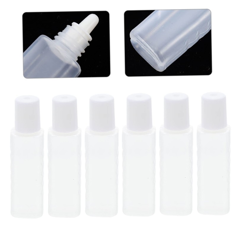 LALAFINA Care Tool 25pcs Mini Liquid Bottles Storage Screw Caps
