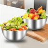 Mixing Bowl, Set of 6, Stainless Steel Bowl, Salad Bowl,