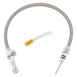 ApplianPar Stainless Flexible Dipstick for GM TH400 TH350 Turbo Transmission SBC BBC for Chevy Firewall Mount