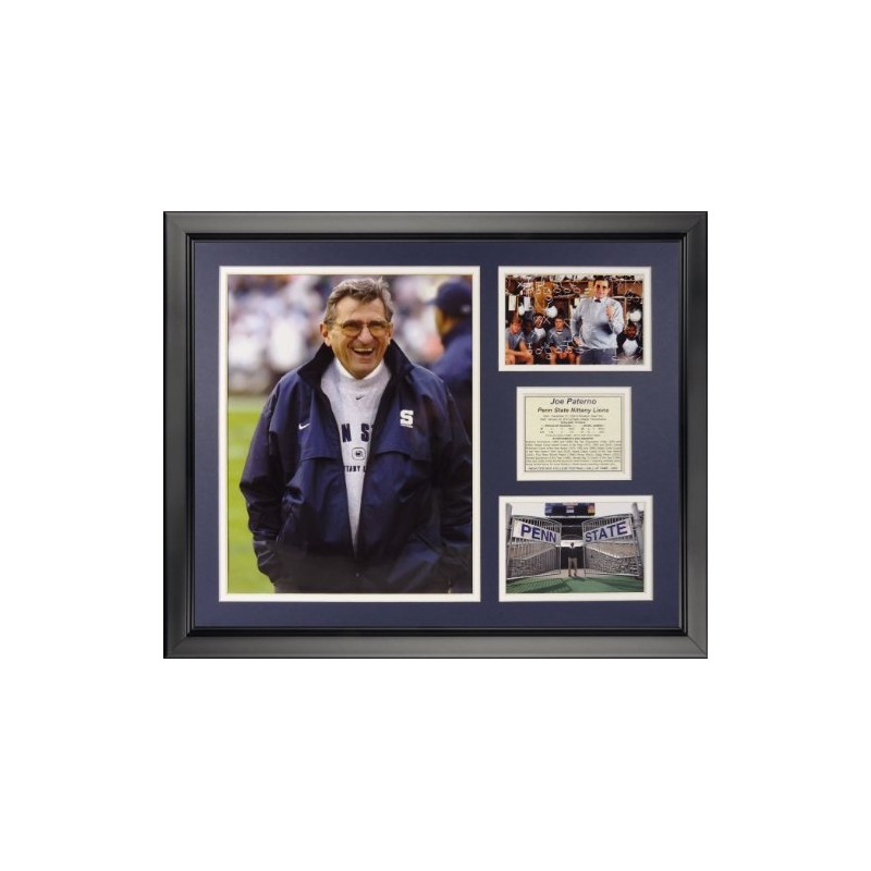 Legends Never Die Joe Paterno Framed Photo Collage, 16" x