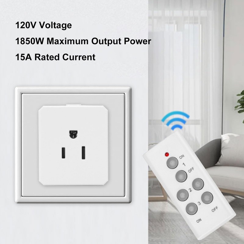 Remote Control Outlet, Electrical Light Switch, Plug in Wall Plug