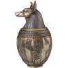 Veronese Rare Egyptian Anubis Dog Memorial Urn Canopic Jar Sculpture**WEL