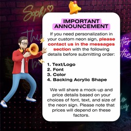 NeonVibez Custom Neon Sign LED Neon Light for Bar Wall Home Decor As Your Own Neon Sign