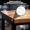 120 White Plastic Hole Plugs, 1 Storage Box, Screw Hole