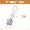 sourcing map 6 Pcs Tea Towel Clips with Cotton Loop